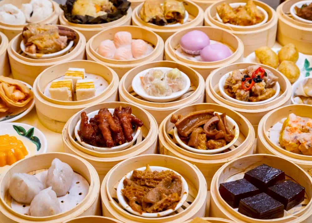 It's typically enjoyed as part of a tea-time tradition, where dishes are served to accompany Chinese tea in a leisurely, communal setting